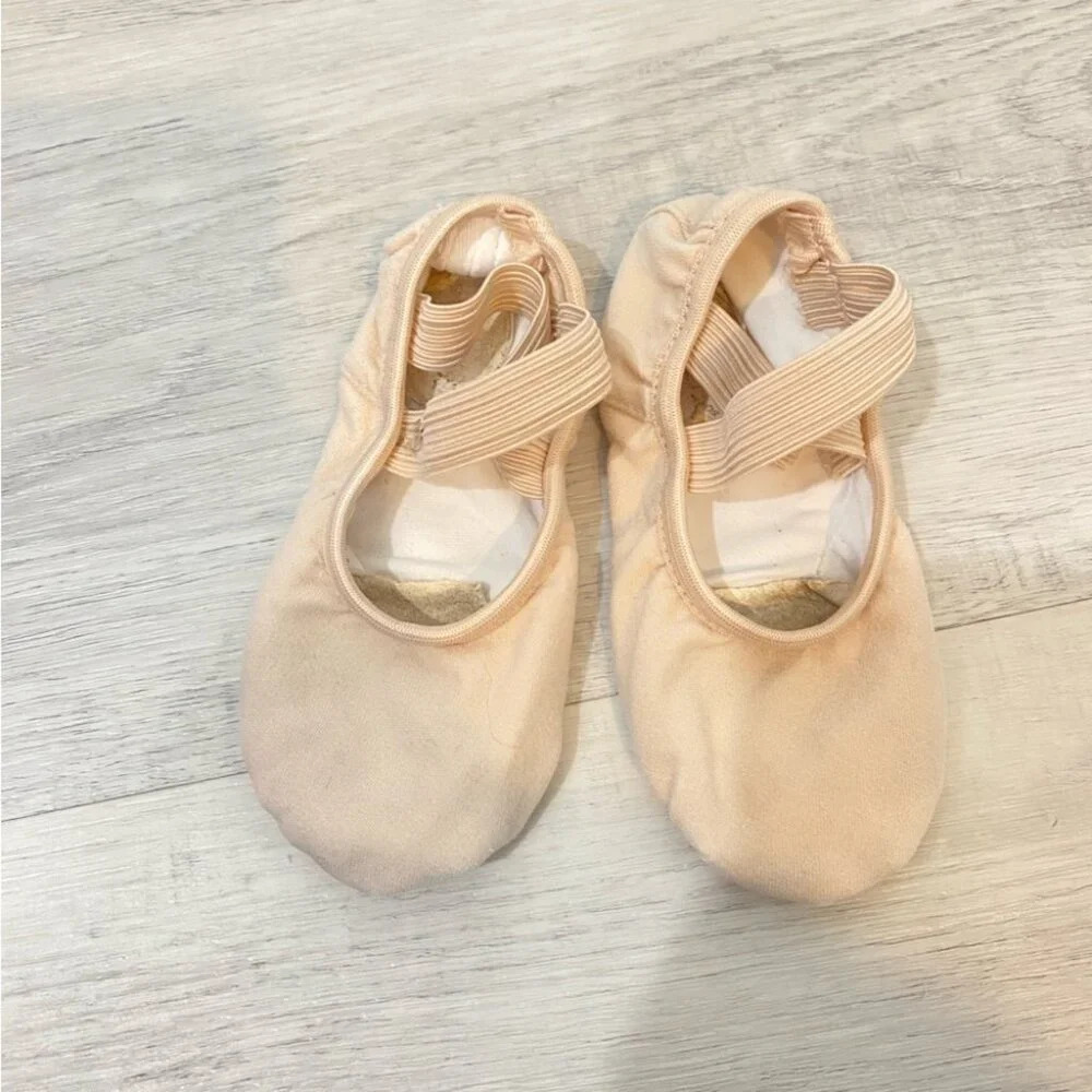 Capezio Toddler Ballerina Light Pink Dance Slippers 5.5in 10M